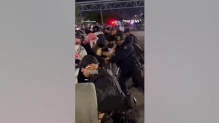 Police HOLD OFF anti-ICE agitators in New Jersey