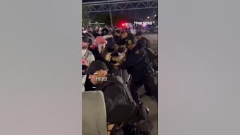 Police HOLD OFF anti-ICE agitators in New Jersey