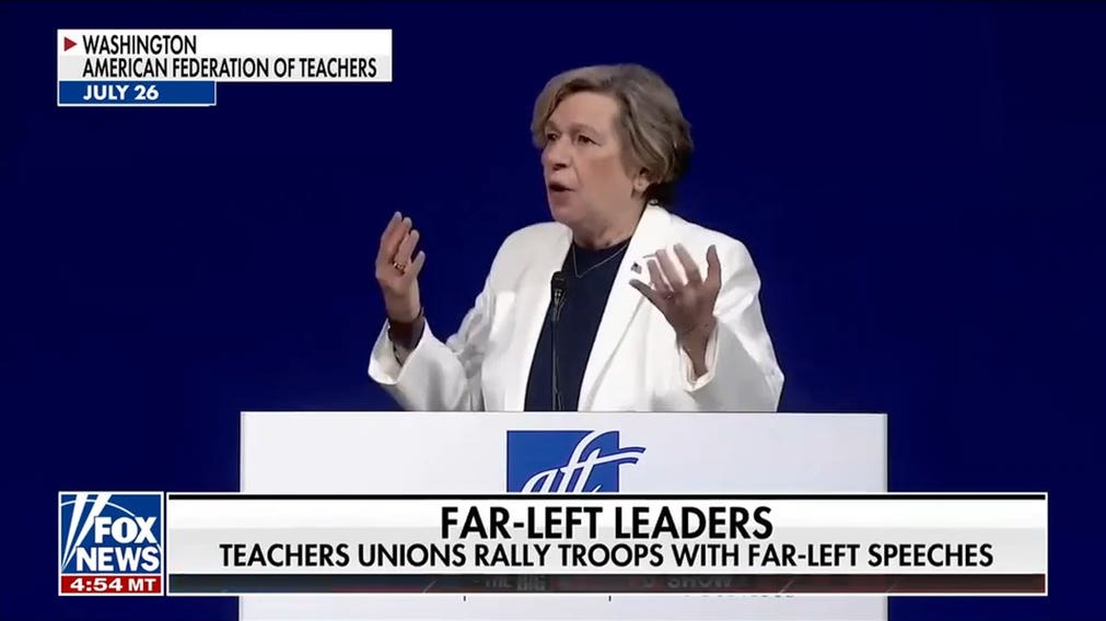 Far-left teachers union leaders rally ahead of midterms