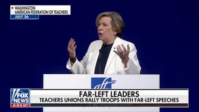 Far-left teachers union leaders rally ahead of midterms