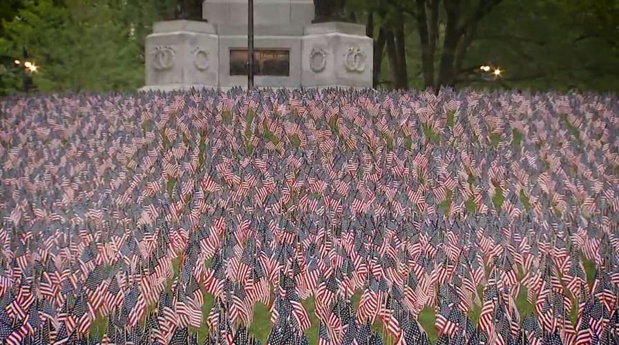 Memorial Day flag garden tradition lives on, despite coronavirus