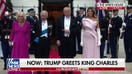 Trumps greet British king, queen at the White House
