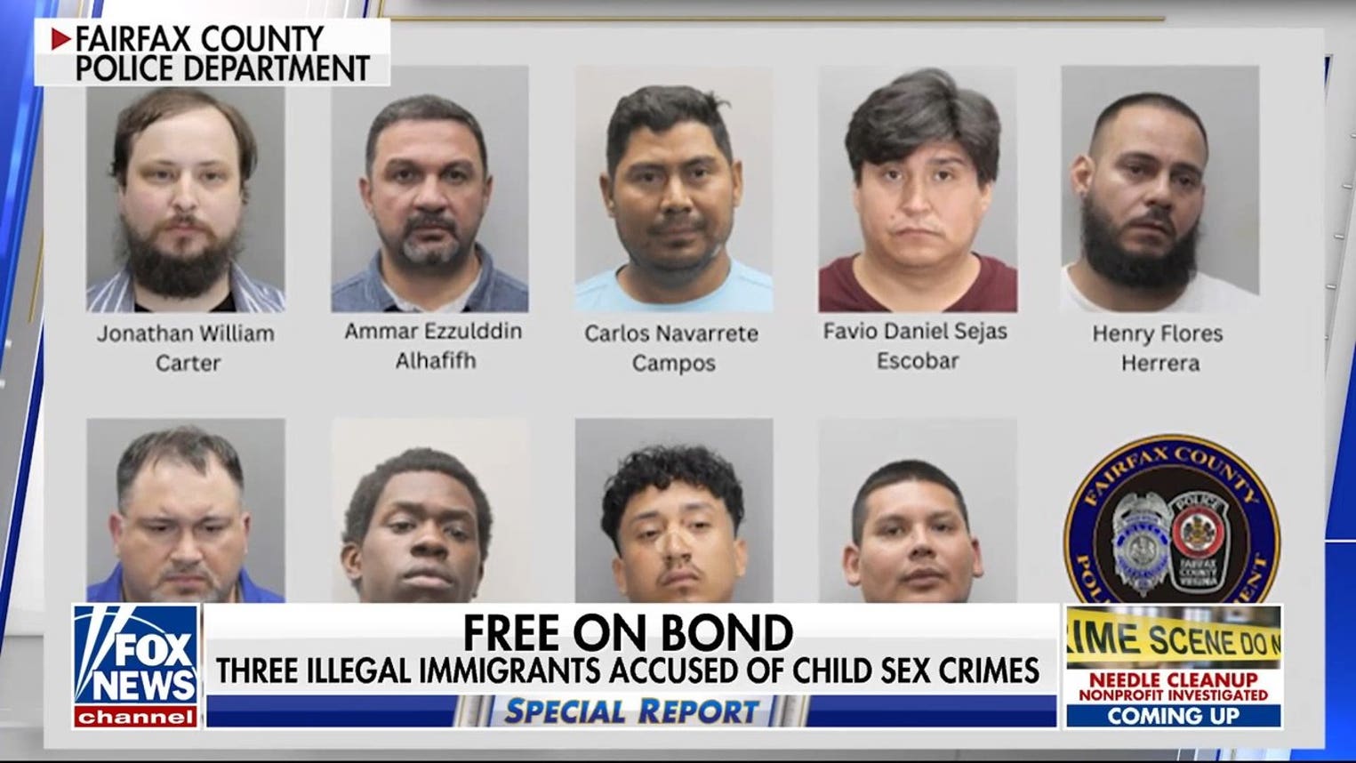 3 illegal immigrants accused of child sex crimes released on bond in Virginia