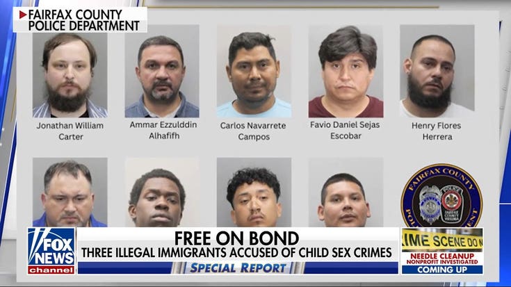 3 illegal immigrants accused of child sex crimes released on bond in Virginia
