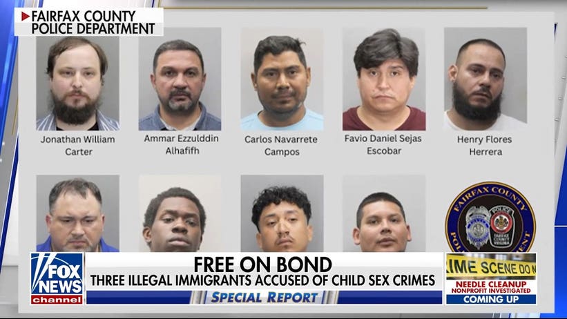 3 illegal immigrants accused of child sex crimes released on bond in Virginia