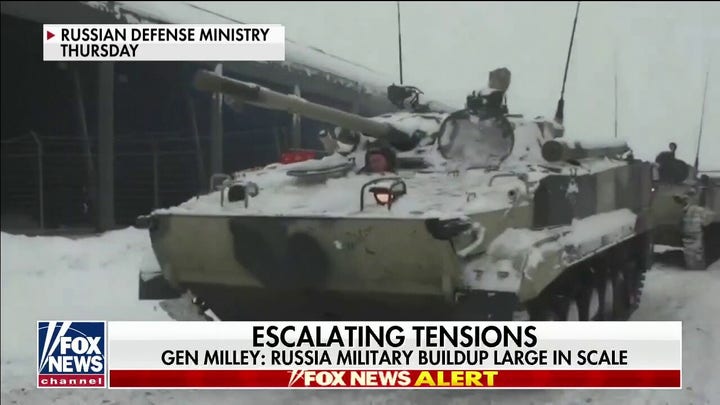 Russia continues military buildup around Ukraine