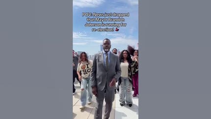 Chicago Mayor Brandon Johnson joins dance on rooftop in viral video