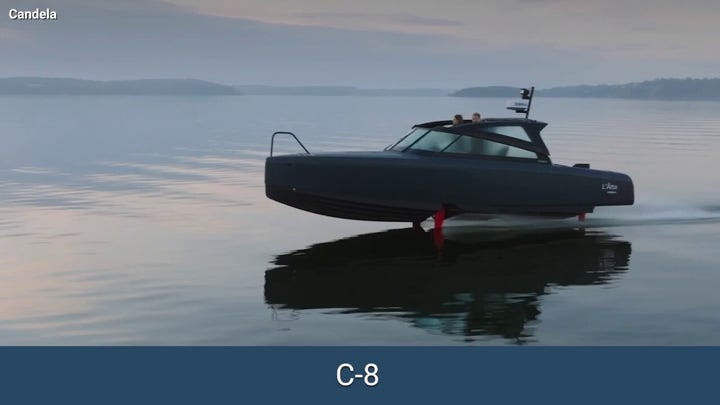 Future of boating includes gliding and flying boats