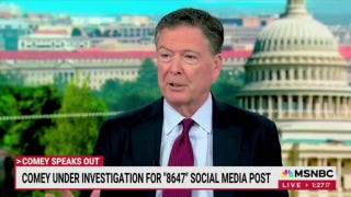 Comey claims he had no dark intentions with '86 47' seashell post, isn't scared of Trump admin