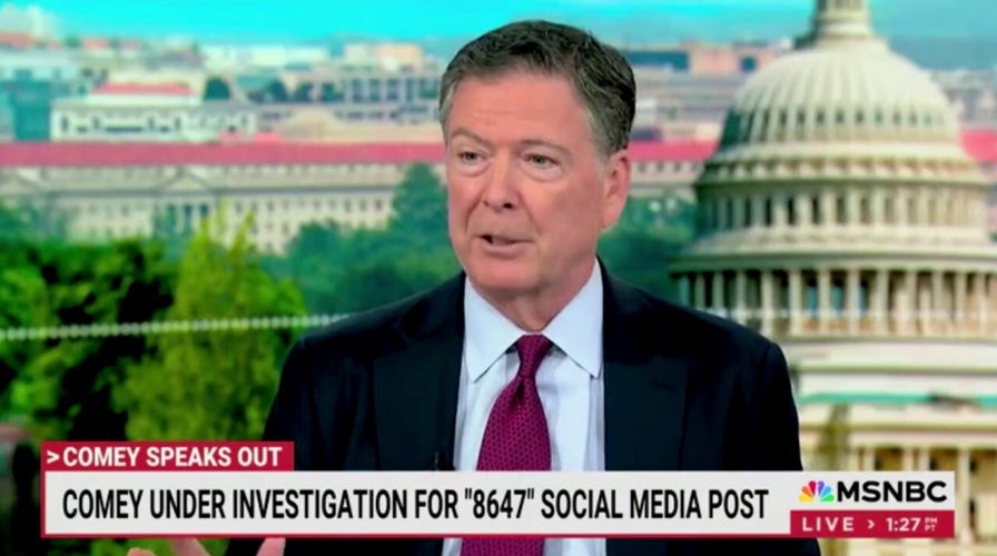 Comey claims he had no dark intentions with '86 47' seashell post, isn't scared of Trump admin 