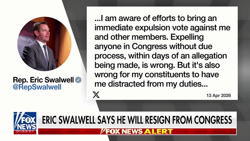 Eric Swalwell announces resignation from Congress amid sexual misconduct and assault allegations