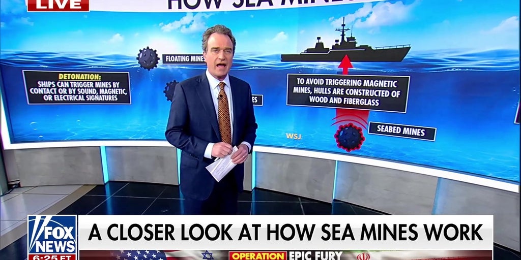 Iranian sea mines disrupt ships in the Strait of Hormuz