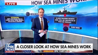 Iranian sea mines disrupt ships in the Strait of Hormuz