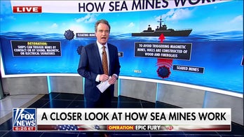 Iranian sea mines disrupt ships in the Strait of Hormuz