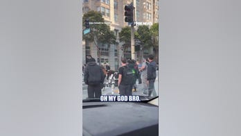 Robot parade brings traffic to a HALT