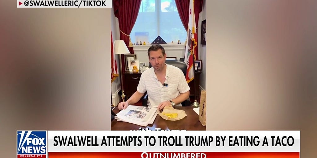 Eric Swalwell posts 'embarrassing' video in an attempt to troll Trump