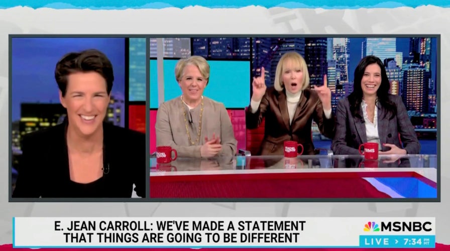 E. Jean Carroll jokes about going on shopping spree with Rachel Maddow with Trump's money