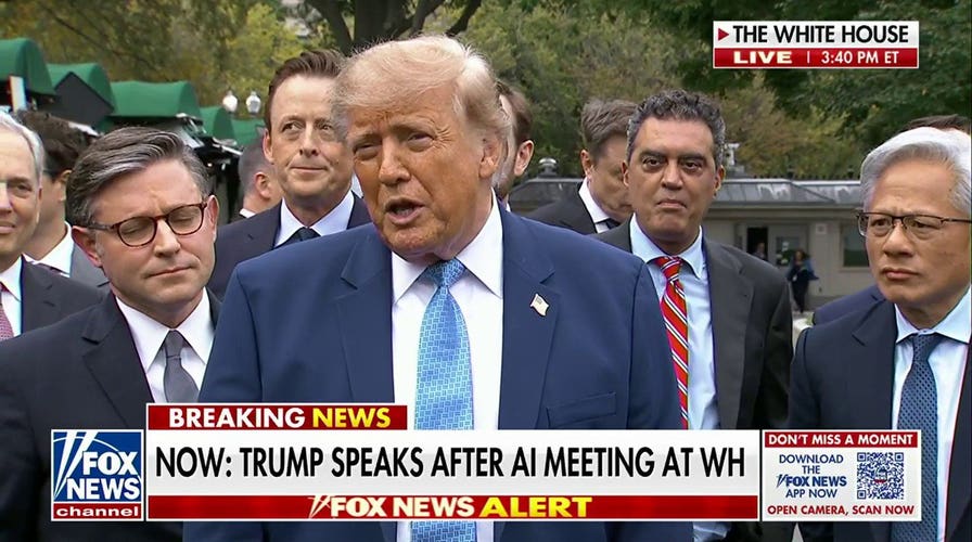 Trump on Super Intelligence Accord: 'It's a form of protection'