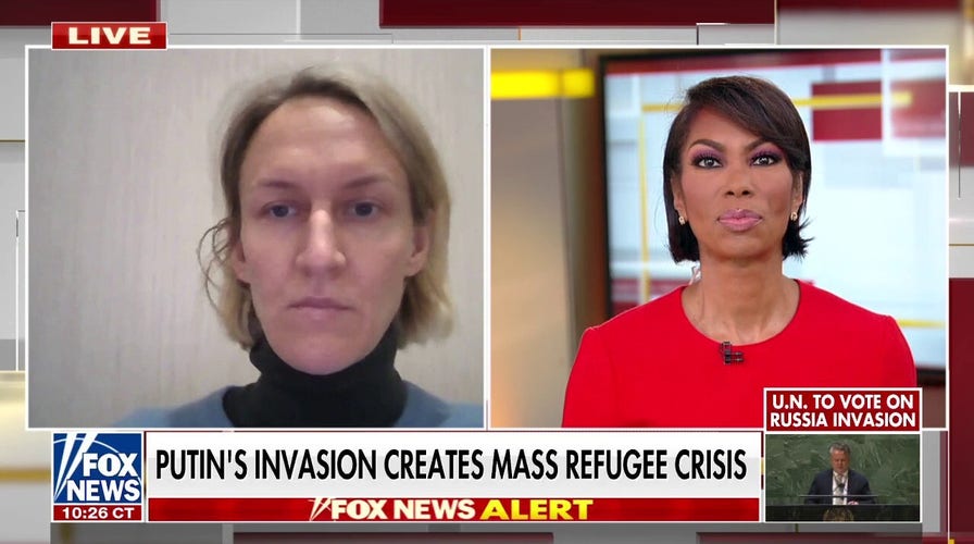 Ukrainians' homes under attack as Russian invasion triggers refugee crisis