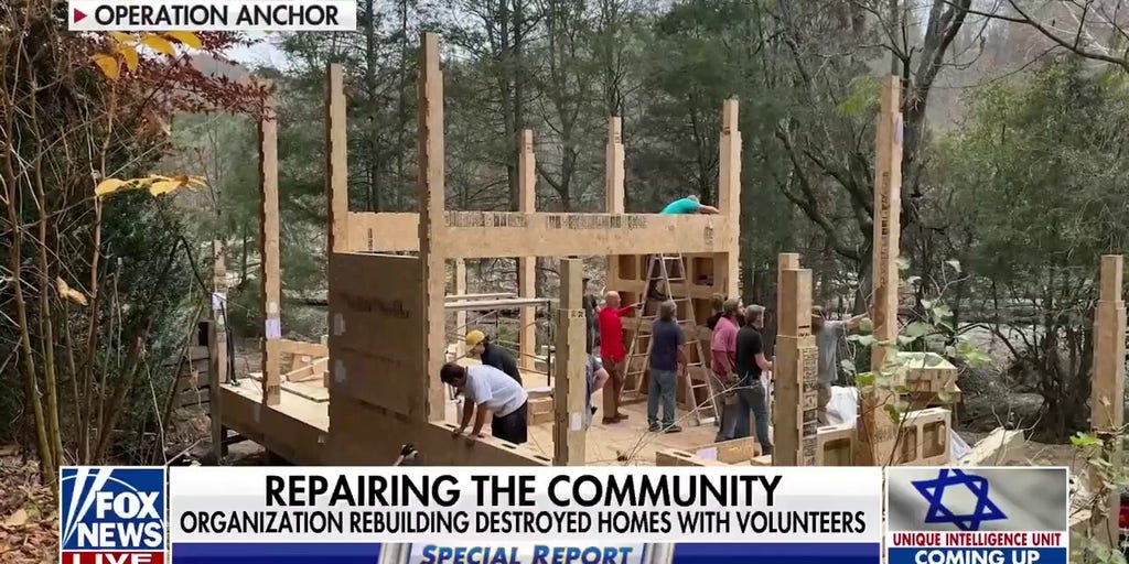 Operation Anchor helps hurricane victims this holiday season by rebuilding homes destroyed by Helene