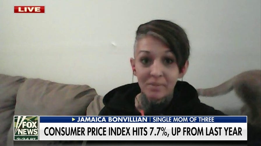 Single mom responds to White House victory lap over inflation dip