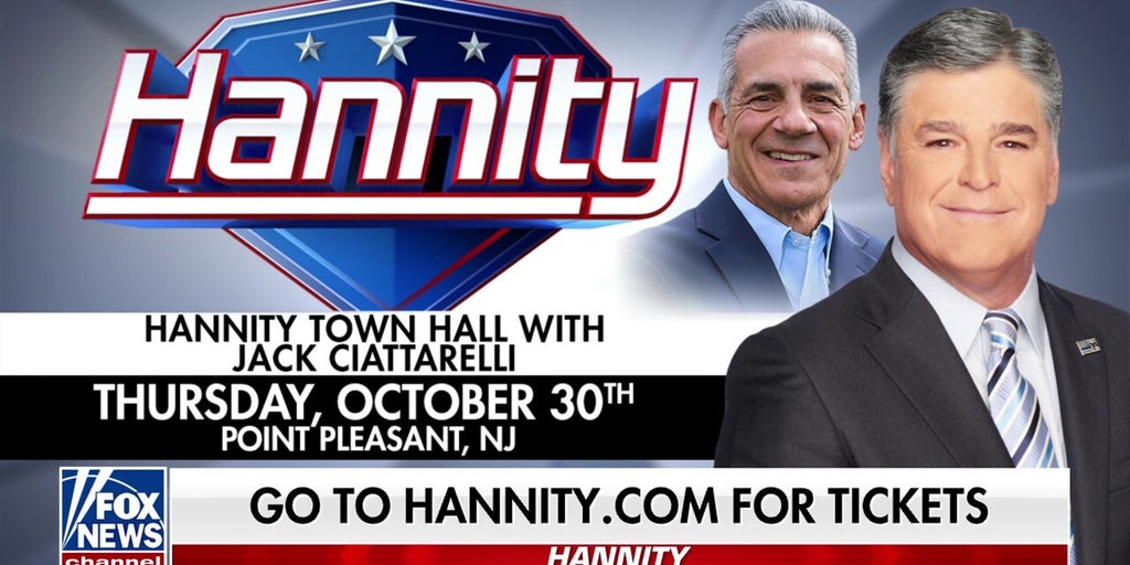 Sean Hannity to host town hall with New Jersey gubernatorial candidate Jack Ciattarelli