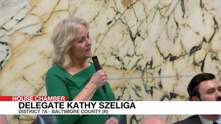 WATCH: Maryland Republican earns laughter after mocking Dem push to put tampons in men's bathrooms