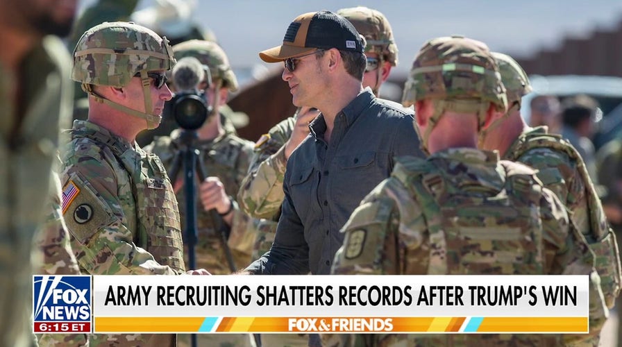 Army recruiting shatters records after Trump win: 'Best number in 15 years'