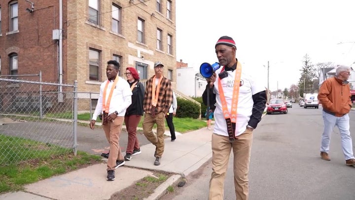 Residents of neighborhood in Hartford, Connecticut, turn to armed group to defend against violent crime/.