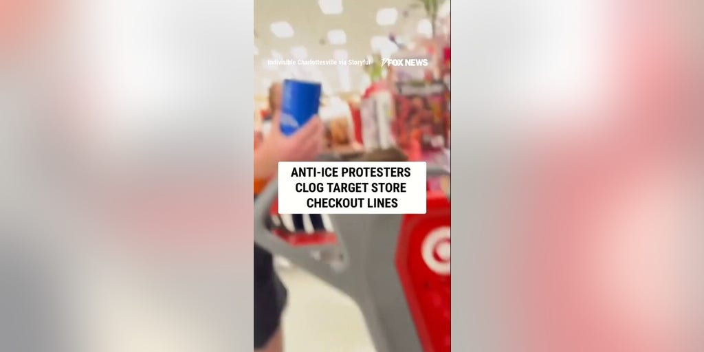 Anti-ICE protesters CLOG Target store checkout lines