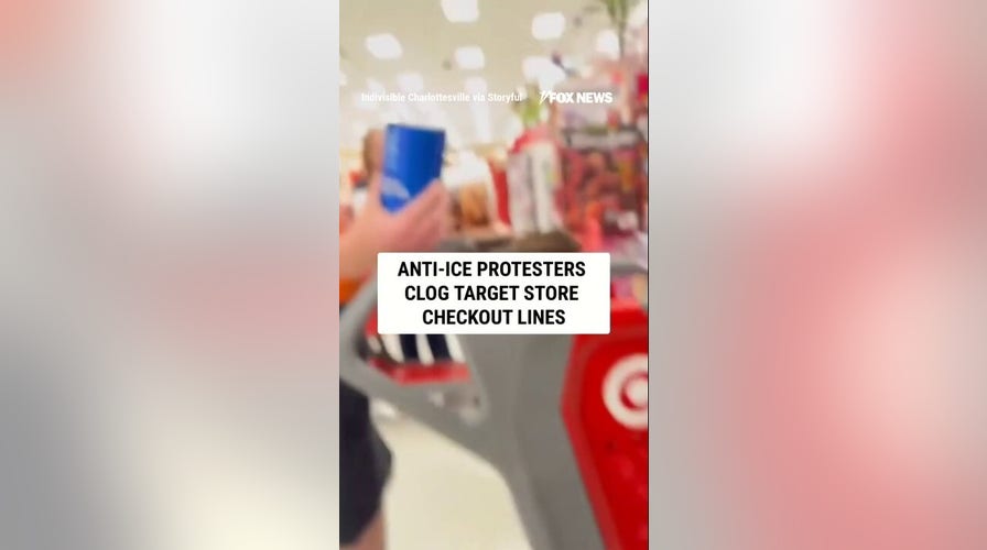 Anti-ICE protesters CLOG Target store checkout lines