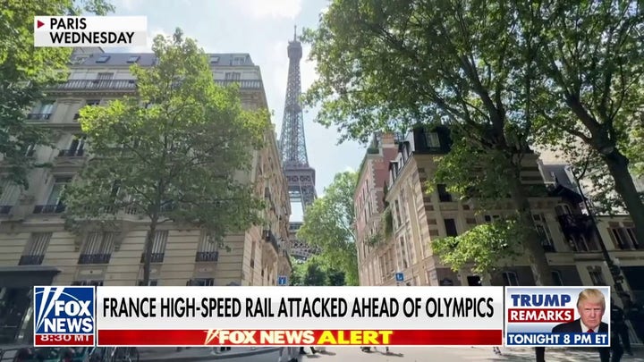 Arsonists attack France’s rail system ahead of Olympic Games