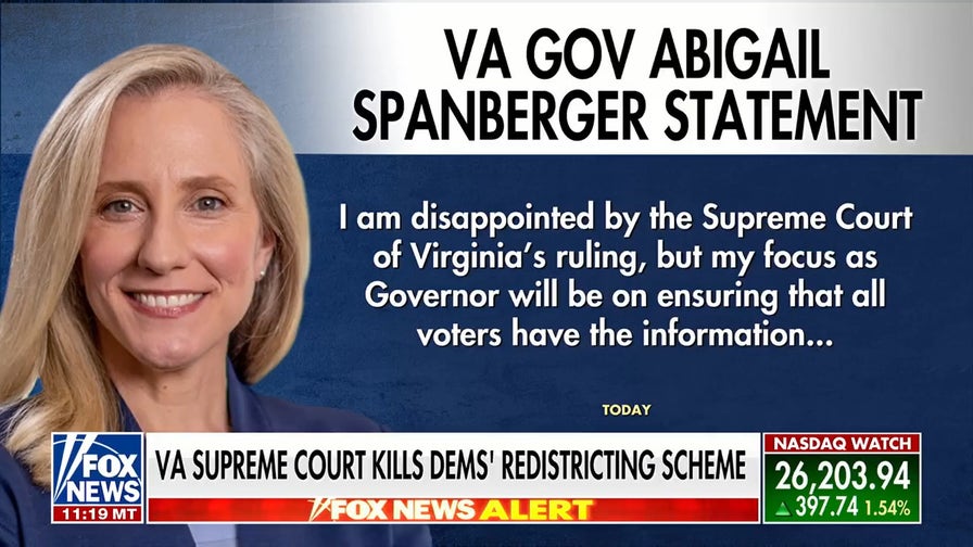 Virginia Supreme Court strikes down Democrats' redistricting plan