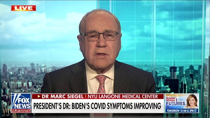 President Biden showing 'classic' symptoms for COVID-19 BA.5 variant: Dr. Marc Siegel