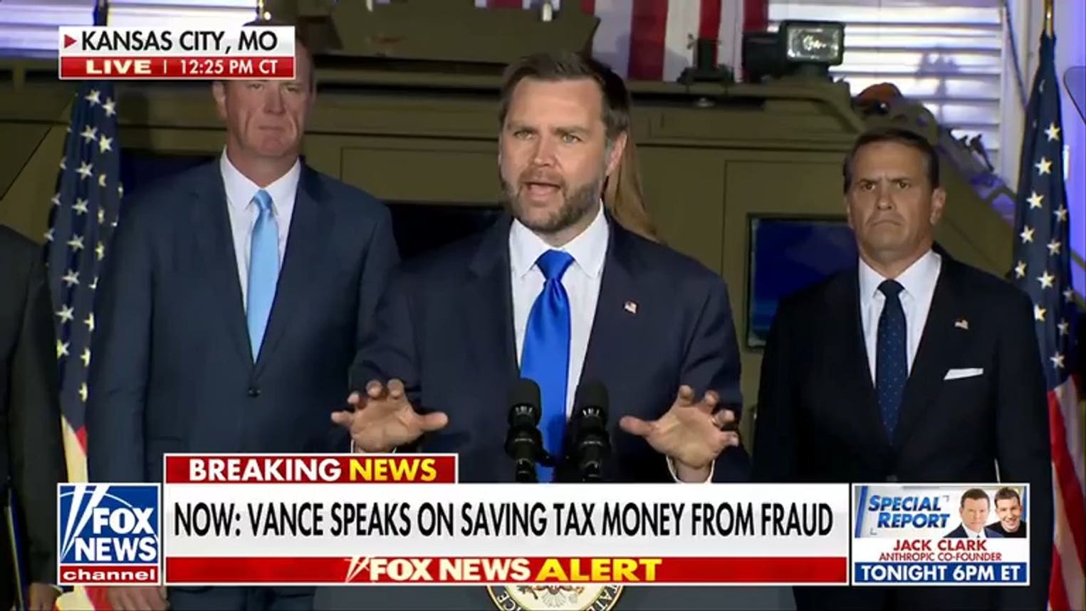 Vance warns fraudsters stealing taxpayer money: 'Go and get a job'