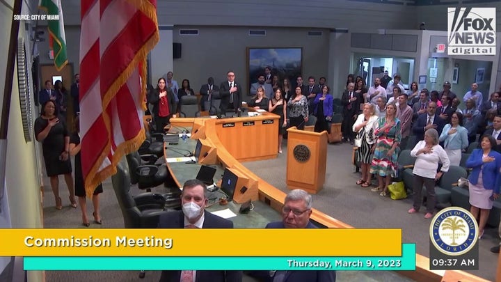 Florida Democrat forgets the Pledge of Allegiance at first public meeting