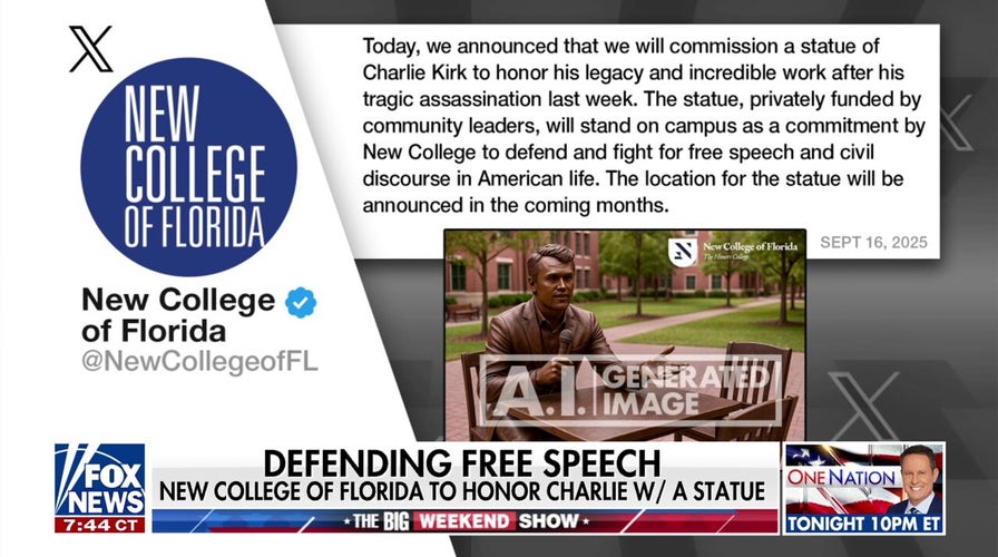 College campuses aim to add Charlie Kirk statues to their campuses