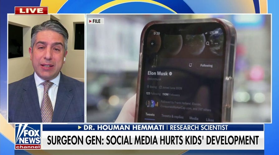 Surgeon general warns 13 is too young for social media