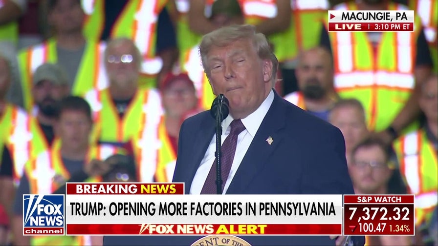 President Trump lauds Pennsylvania manufacturing growth