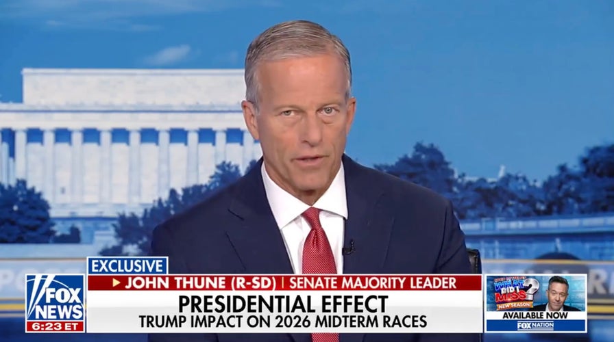 Sen John Thune: President Trump's endorsement is the ‘gold standard’