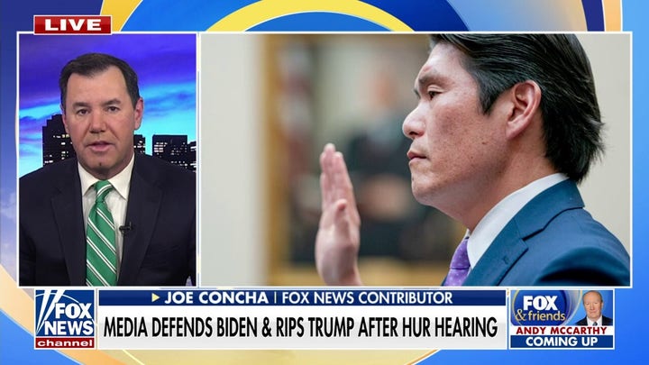 Democrats tried to 'paint' Robert Hur as a 'rogue partisan' but it didn't work: Joe Concha