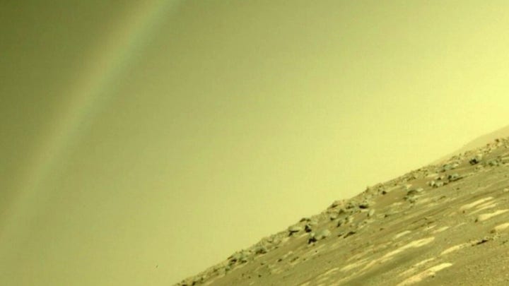 NASA explains mystery ‘rainbow’ on Mars