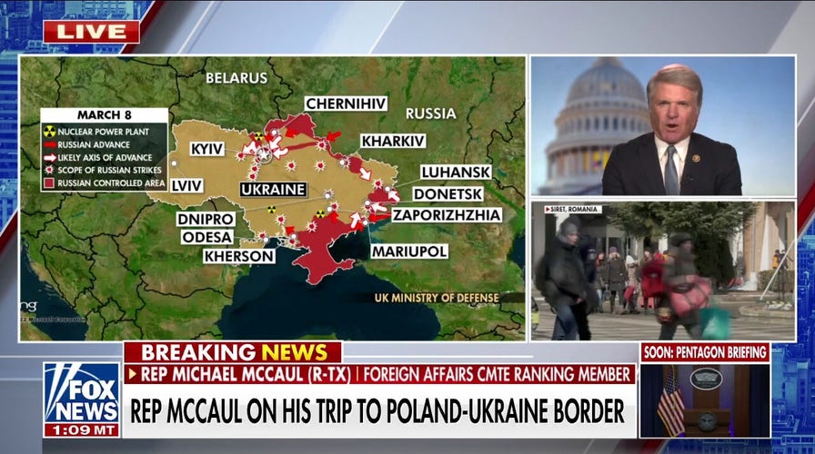 Rep. McCaul: Humanitarian crisis on Poland-Ukraine border reminiscent of WWII