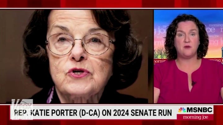 Rep. Katie Porter addresses controversy over Senate announcement.