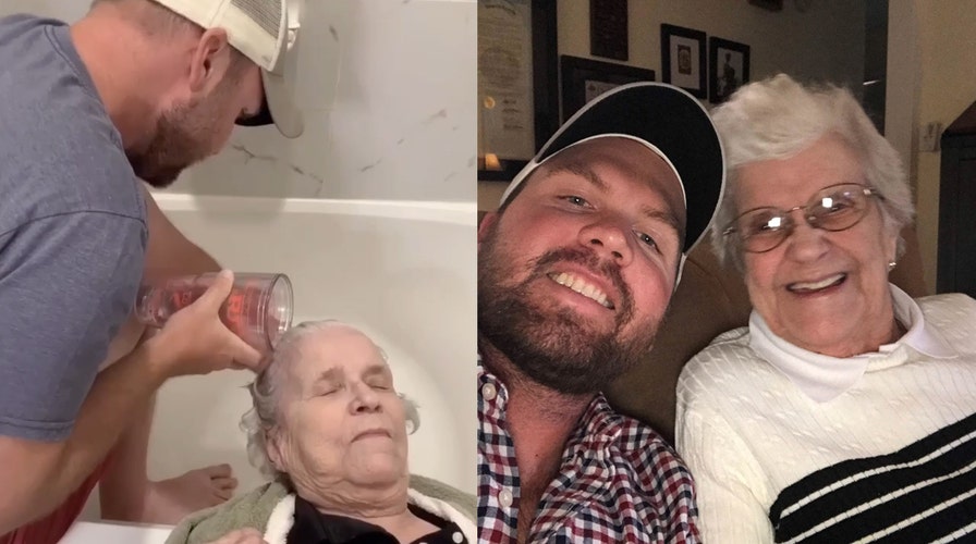 Grandson treats 87-year-old grandma to a day at the salon