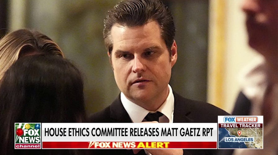 House Ethics Committee releases Matt Gaetz report