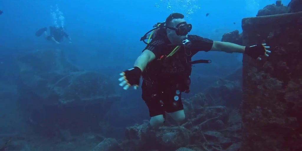 Amputee athlete overcomes paralysis to conquer world's most deadly dive