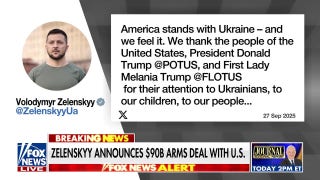 Zelenskyy announces $90B arms deal with United States