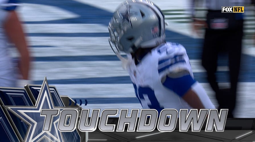 Jaydon Blue runs for 14-yard TD, giving Cowboys lead over Giants | NFL Highlights
