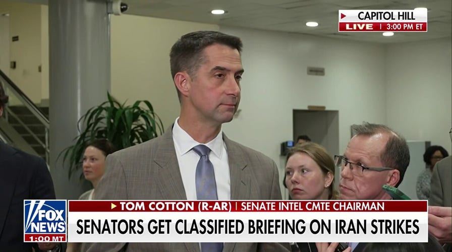 Sen. Tom Cotton defends ‘extraordinary success’ of US strikes on Iran
